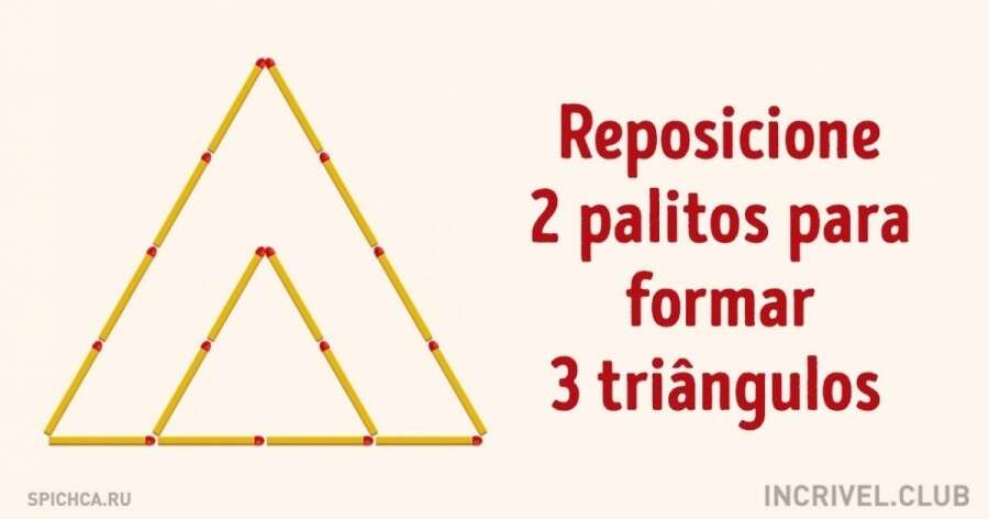 10 desafios infantis palitos de fósforo que nem todos os adultos