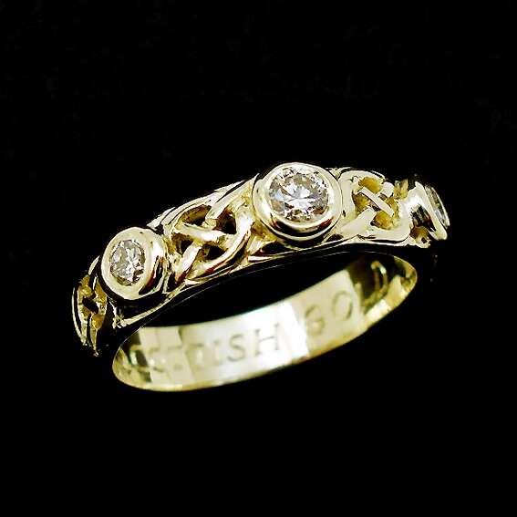 Scots gold wedding ring