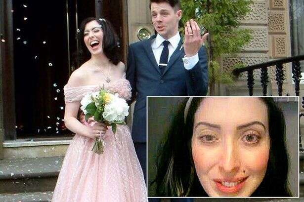 Mulher acorda com rosto paralisado após se casar