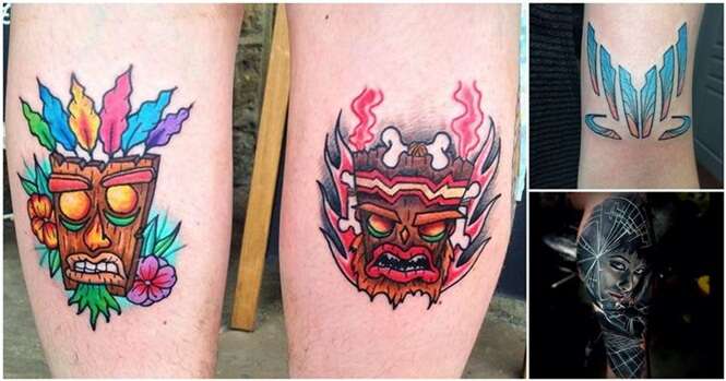 Tatuagens que os gamers vão adorar