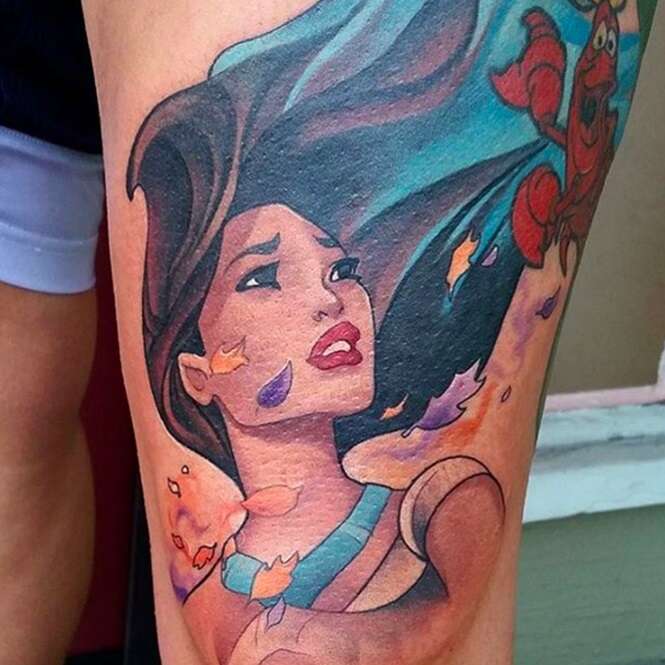 Tatuagens inspiradas em Pocahontas