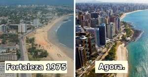 Antes E Depois Mostrando Como Cidades Famosas Mudaram Muito Com O Passar Dos Anos