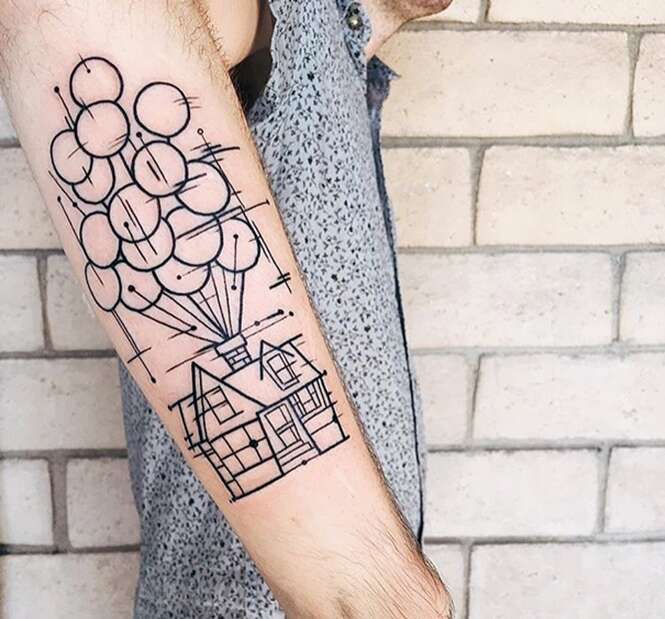 Tatuagens inspiradas em filmes de animação