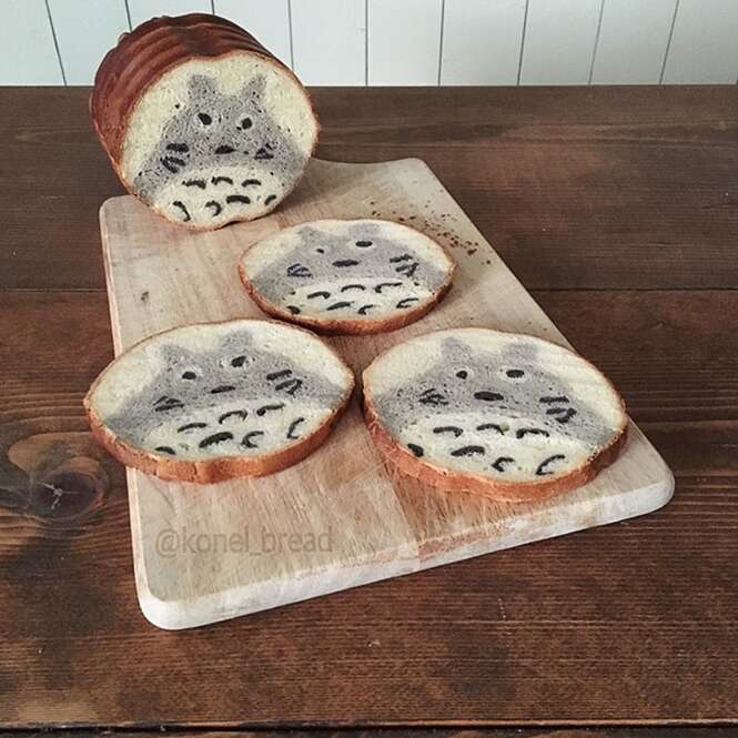 Japonesa faz pães inspirados nos desenhos de seu filho e da natureza