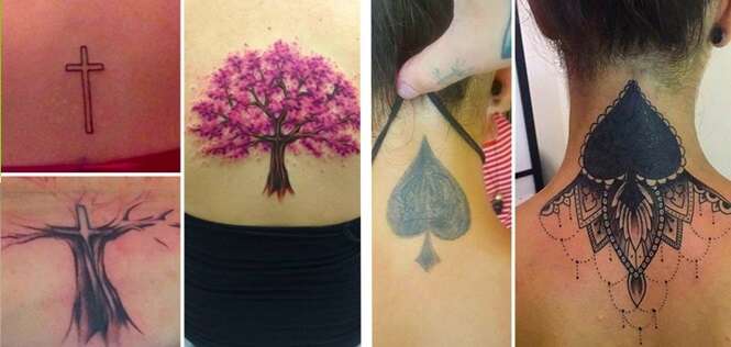 Pessoas que se arrependeram de suas tatuagens, mas que conseguiram consertá-las