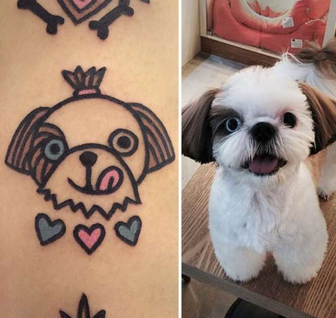 Sul-coreano transforma animais de estimação em tatuagens