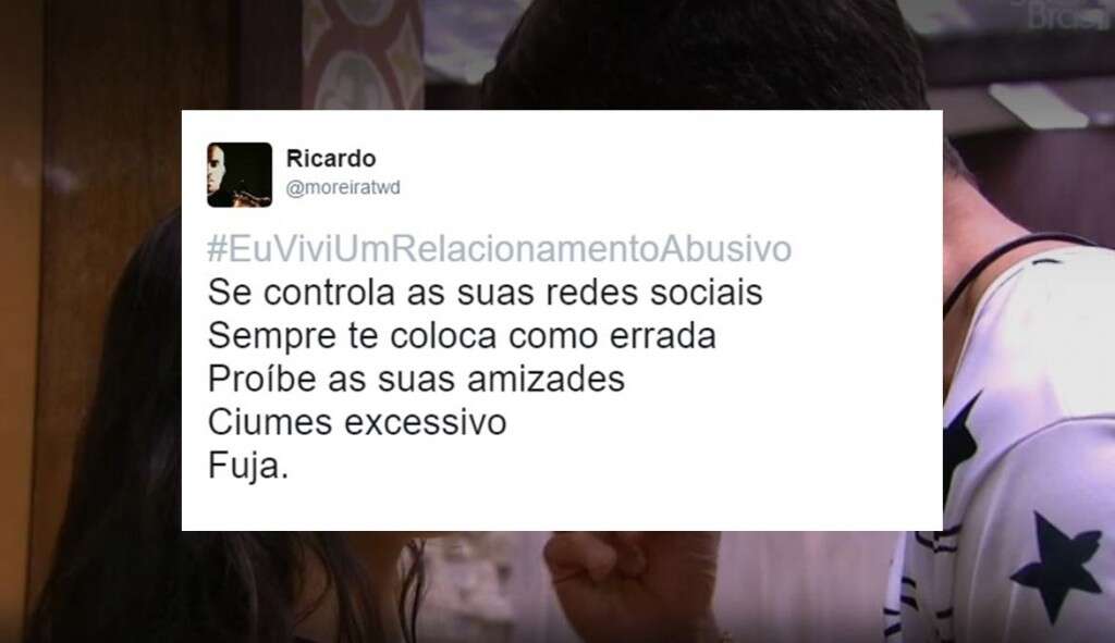 Relatos de vítimas de relacionamentos abusivos