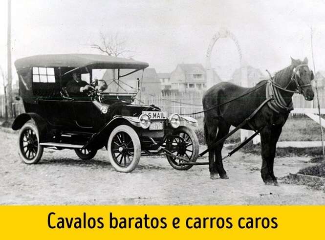 Imagens mostrando 100 anos de mudanças