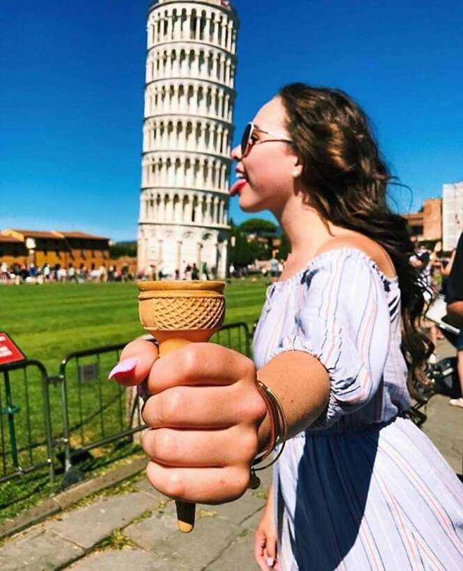 Quem disser que posar com a torre inclinada de Pisa é um clichê certamente ainda não viu estas 10 fotos