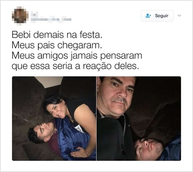 Ttuítes mostrando que cada família é esquisita a seu modo