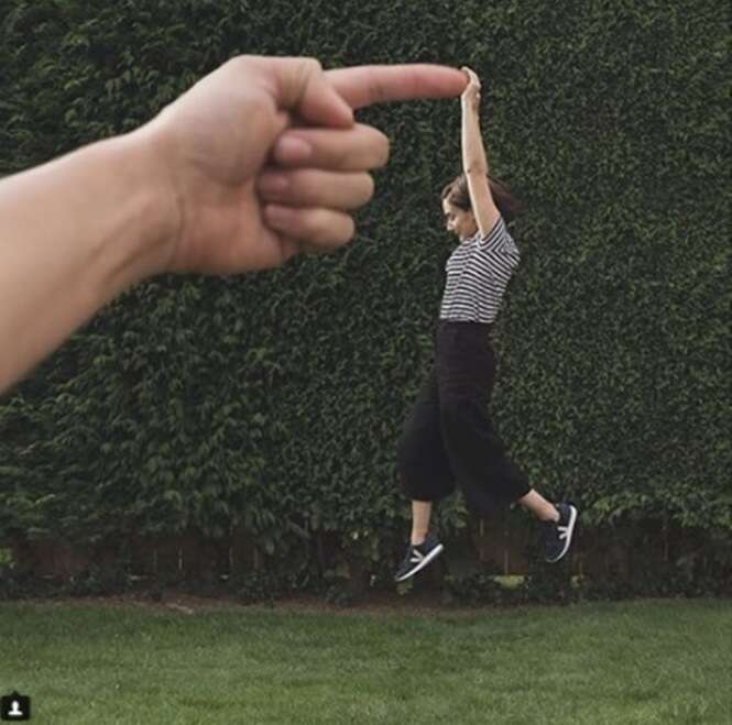 Pessoas que se esforçaram para tirar fotos diferentes da maioria que vemos