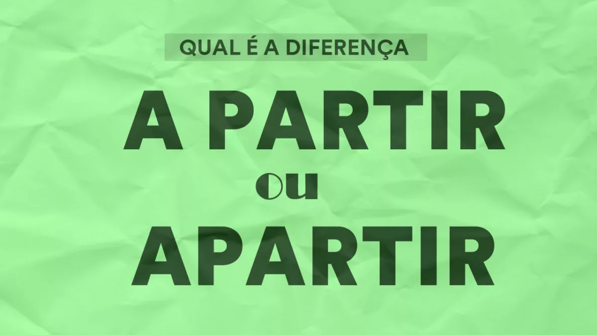 a partir ou apartir